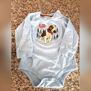 Carhartt long sleeve hunting onesie blue/brown